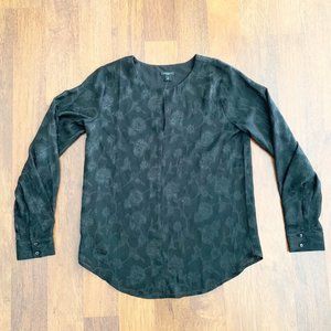 Ann Taylor Factory Black Blouse